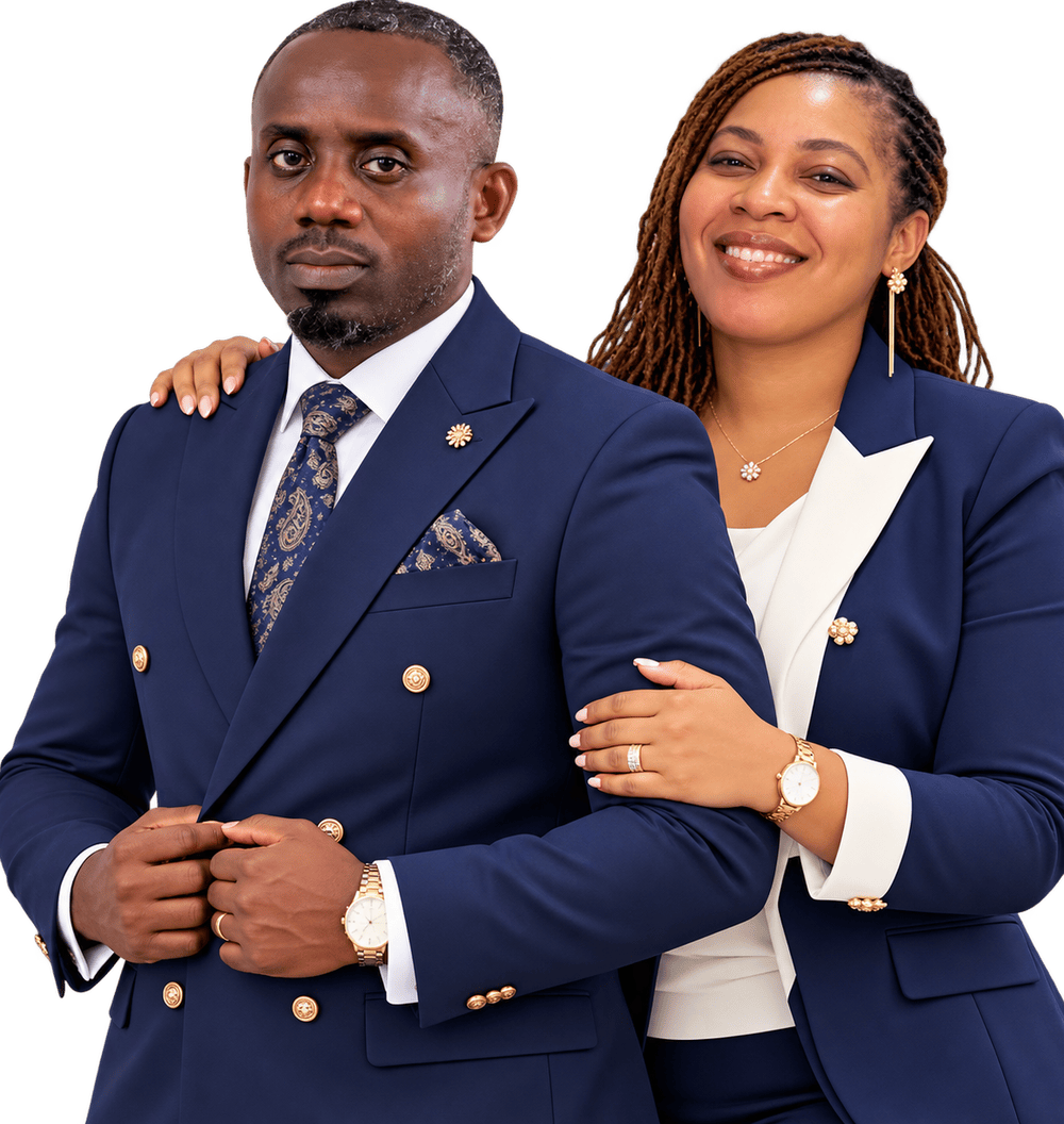 Apôtre Vivien Kissi et Pasteure Singa Kissi, couple fondateur de l'Église Héros du Christ